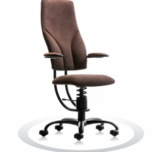 Ergonomische stoel Spinalis Navigator bruin