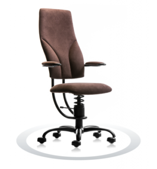 Ergonomische stoel Spinalis Navigator bruin
