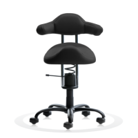 Ergonomische stoel Spinalis Rodeo zwart