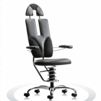 Spinalis Pilot zwart leer