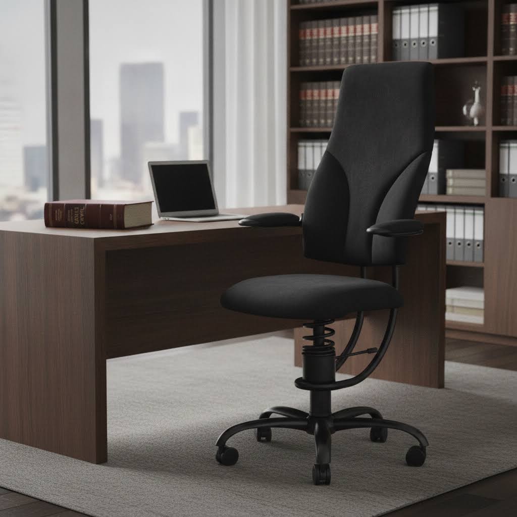 Spinalis Navoigator Zwart actieve bureaustoel