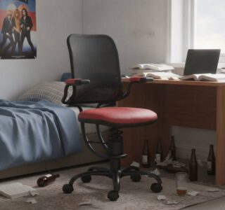 Spinalis Ergonomic rood actieve bureaustoel
