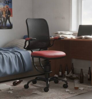Spinalis Ergonomic rood actieve bureaustoel
