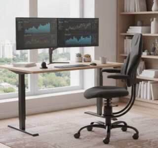 Spinalis Spider actieve bureaustoel